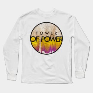 Tower of Power - VINTAGE YELLOW CIRCLE Long Sleeve T-Shirt